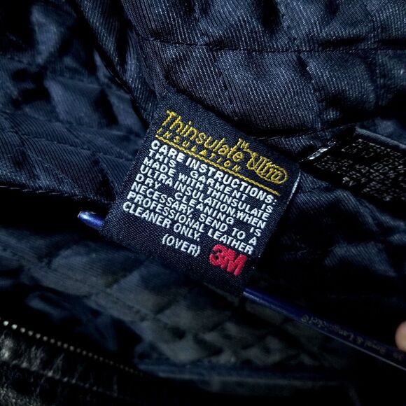 Wilsons M. Julian Leather Jacket Soft Mens Size L Black Cinch Belts Insulated - Picture 12 of 16